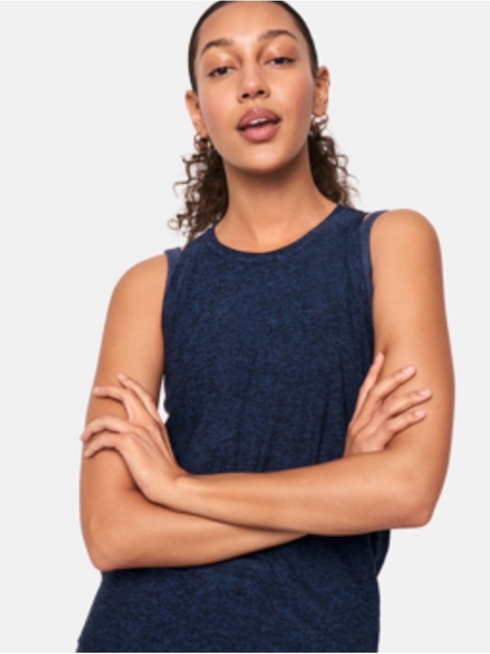 NWT OUTDOOR VOCIES Cloud Knit Classic Tank OV Blue